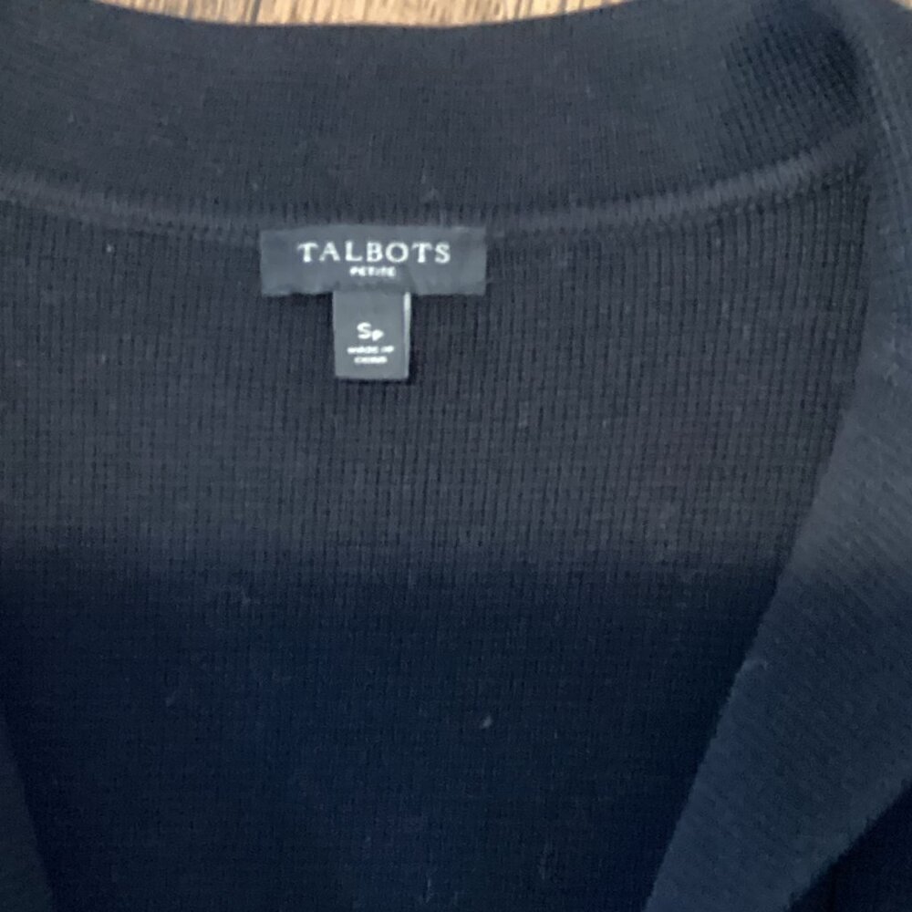 Talbots Patch Pocket Long Sweater 1-Button Blazer… - image 7